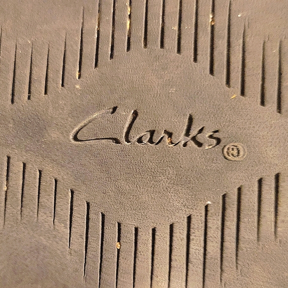 CLARKS BRAND NAME CORK SOLE FOOTBED BIRKENSTOCK STYLE SLIDE ON SANDALS - Picture 3 of 9